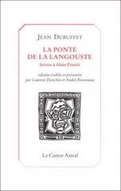 book cover of La ponte de la langouste : lettres à Alain Pauzié by Jean Dubuffet