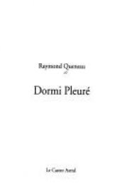 book cover of Dormito pianto by Raymond Queneau