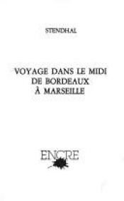 book cover of Mémoires d'un touriste - III - Voyage dans le Midi by Stendhal