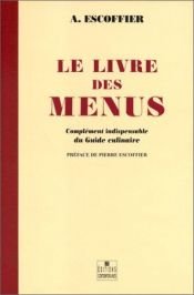 book cover of Il libro dei menu by Auguste Escoffier