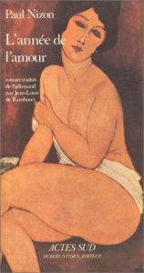 book cover of Das Jahr der Liebe by Paul Nizon