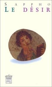 book cover of Désir (Le) by Sappho