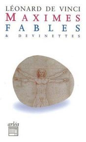book cover of Maximes, fables et devinettes by Leonardo da Vinci
