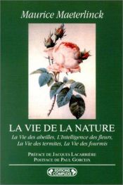 book cover of La Vie de la nature by Maurice Maeterlinck