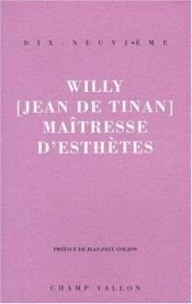 book cover of Maîtresse d'esthètes by Jean de Tinan