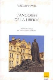 book cover of L'angoisse de la liberté by Václav Havel