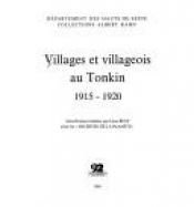 book cover of Villages et Villageois au Tonkin by Nicole Louis-Hénard
