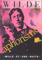 book cover of Aphorismes by Oscar Wilde