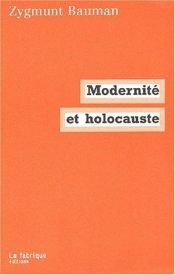 book cover of Modernité et holocauste by Zygmunt Bauman