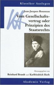 book cover of Vom Gesellschaftsvertrag oder Prinzipien des Staatsrechts by Jean-Jacques Rousseau
