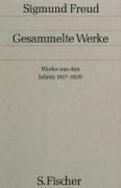 book cover of Gesammelte Werke, Bd.12, Werke aus den Jahren 1917-1920 by Sigmund Freud
