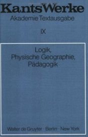 book cover of Logik by Immanuel Kant