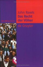 book cover of Das Recht der Völker by John Rawls