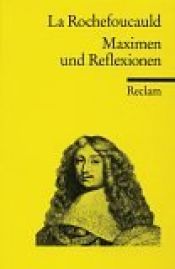 book cover of Maximen und Reflexionen by La Rochefoucauld