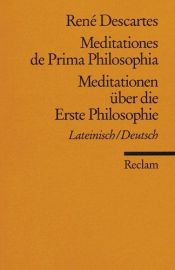 book cover of Meditationes de prima philosophia by René Descartes