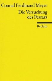 book cover of Die Versuchung des Pescara by Conrad Ferdinand Meyer