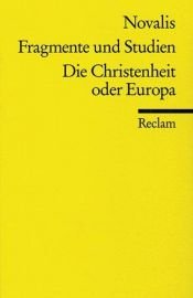book cover of De christenheid of Europa een fragment by Novalis