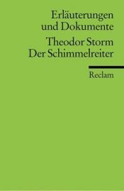 book cover of Theodor Storm, Der Schimmelreiter by Hans Wagener