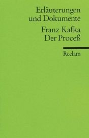 book cover of Franz Kafka, Der Prozess by Francs Kafka