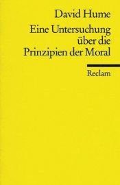 book cover of Eine Untersuchung über die Prinzipien der Moral by David Hume