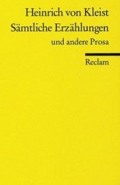 book cover of Samtliche Erzahlungen by Heinrich von Kleist