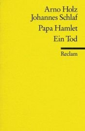 book cover of Papa Hamlet by Arno Holz