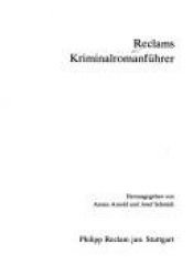book cover of Reclams Kriminalromanführer by Armin Arnold|Josef Schmidt