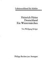 book cover of Heinrich Heine: Deutschland. Ein Wintermärchen. Lektüreschlüssel by Heinrich Heine