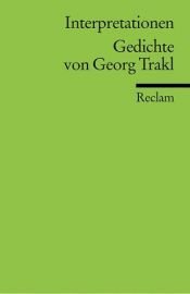 book cover of Gedichte von Georg Trakl. Interpretationen. by Georg Trakl