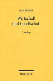book cover of Wirtschaft und Gesellschaft by Max Weber