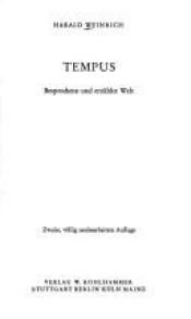 book cover of Tempus : besprochene und erzählte Welt by Harald Weinrich