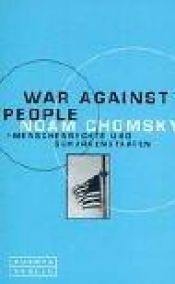 book cover of War Against People by Noam Chomsky