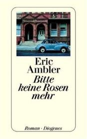 book cover of Send no more roses by Eric Ambler