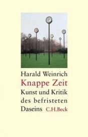 book cover of Knappe Zeit by Harald Weinrich