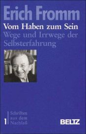 book cover of Vom Haben zum Sein by אריך פרום