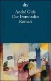 book cover of Der Immoralist by André Gide