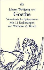 book cover of Venezianische Epigramme by Johann Wolfgang von Goethe