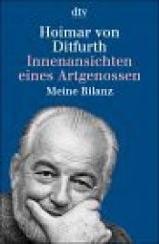 book cover of Innenansichten eines Artgenossen by Hoimar von Ditfurth