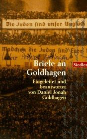 book cover of Briefe an Goldhagen by Daniel Goldhagen