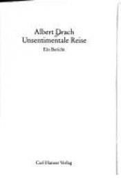 book cover of Unsentimentale Reise by Albert Drach
