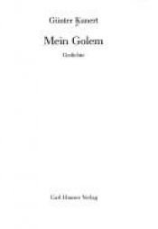 book cover of Mein Golem by Günter Kunert