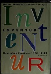 book cover of Inventur: deutsches Lesebuch 1945-2003 by Eberhard Rathgeb