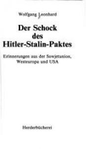 book cover of Der Schock des Hitler - Stalin- Paktes by Wolfgang Leonhard