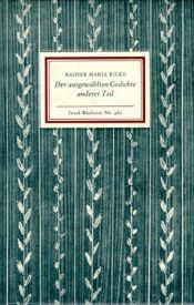 book cover of Der ausgewahlten Gedichte anderer Teil by Rainer Maria Rilke