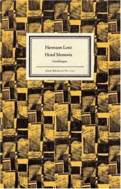 book cover of Hotel Memoria by Hermann Lenz