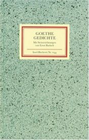 book cover of Gedichte : in vier Bänden der Insel-Bücherei [1]. [...] by یوهان ولفگانگ فون گوته