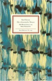 book cover of Die Chinesische Mauer by Karl Kraus