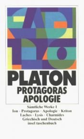 book cover of Ion, Protagoras, Apologie, Kriton, Laches, Lysis, Charmides by Plato