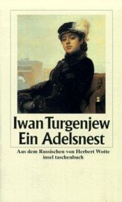 book cover of Das Adelsnest by Iwan Sergejewitsch Turgenew