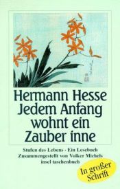 book cover of Jedem Anfang wohnt ein Zauber inne. Lebensstufen. by Hermann Hesse